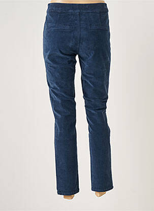 Pantalon 7/8 stretch taille normale bleu LAUREN VIDAL femme