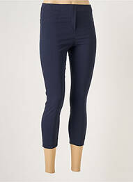 Jegging tissage popeline taille normale bleu LAUREN VIDAL femme