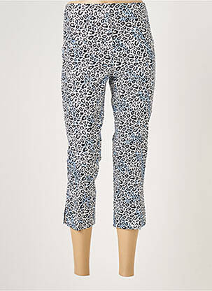 Pantacourt taille haute taille haute bleu FICELLE femme