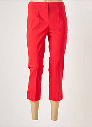 Pantacourt taille haute taille haute rouge FICELLE femme