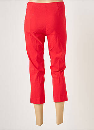 Pantacourt taille haute taille haute rouge FICELLE femme