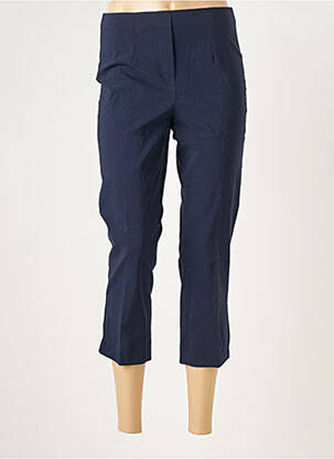 Pantacourt taille haute taille haute bleu FICELLE femme