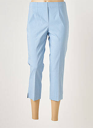Pantacourt taille haute taille haute bleu clair FICELLE femme