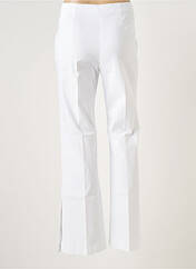 Pantalon flare blanc FICELLE pour femme seconde vue