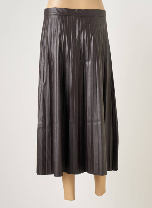 Jupe longue marron LAUREN VIDAL pour femme