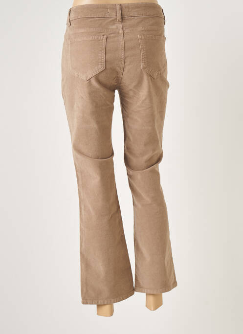 Pantalon flare marron LAUREN VIDAL pour femme