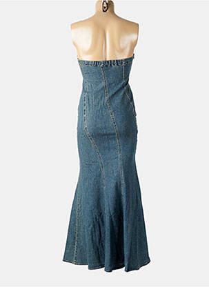 Robe longue sans manche sans manche bleu URBAN REVIVO femme