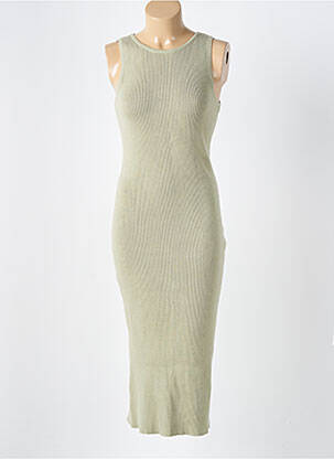 Robe longue sans manche sans manche vert PRETTY LAVISH femme