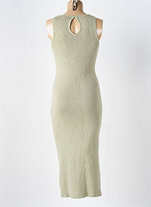 Robe longue sans manche sans manche vert PRETTY LAVISH femme
