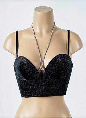 Soutien-gorge haut soutien-gorge moulé haut soutien-gorge moulé noir SANS MARQUE femme