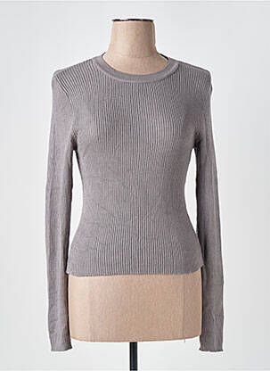 Pull stretch manches longues gris NA-KD femme