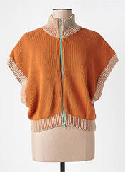 Gilet manches courtes orange VALENTINE WITMEUR LAB pour femme seconde vue