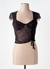 Top noir ASOS pour femme seconde vue