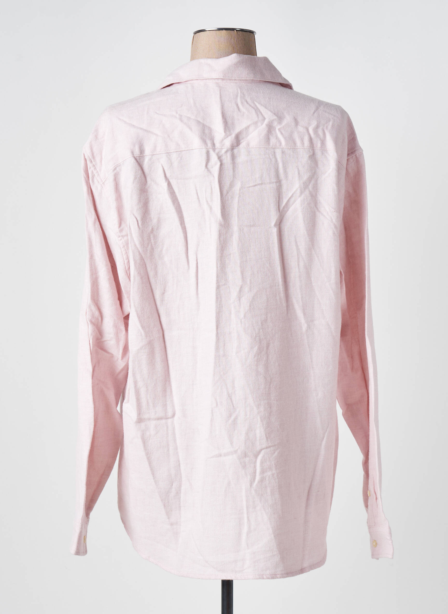 Chemise Rose Femme H&m H&m Chemise Soie Rose Chemise Rose