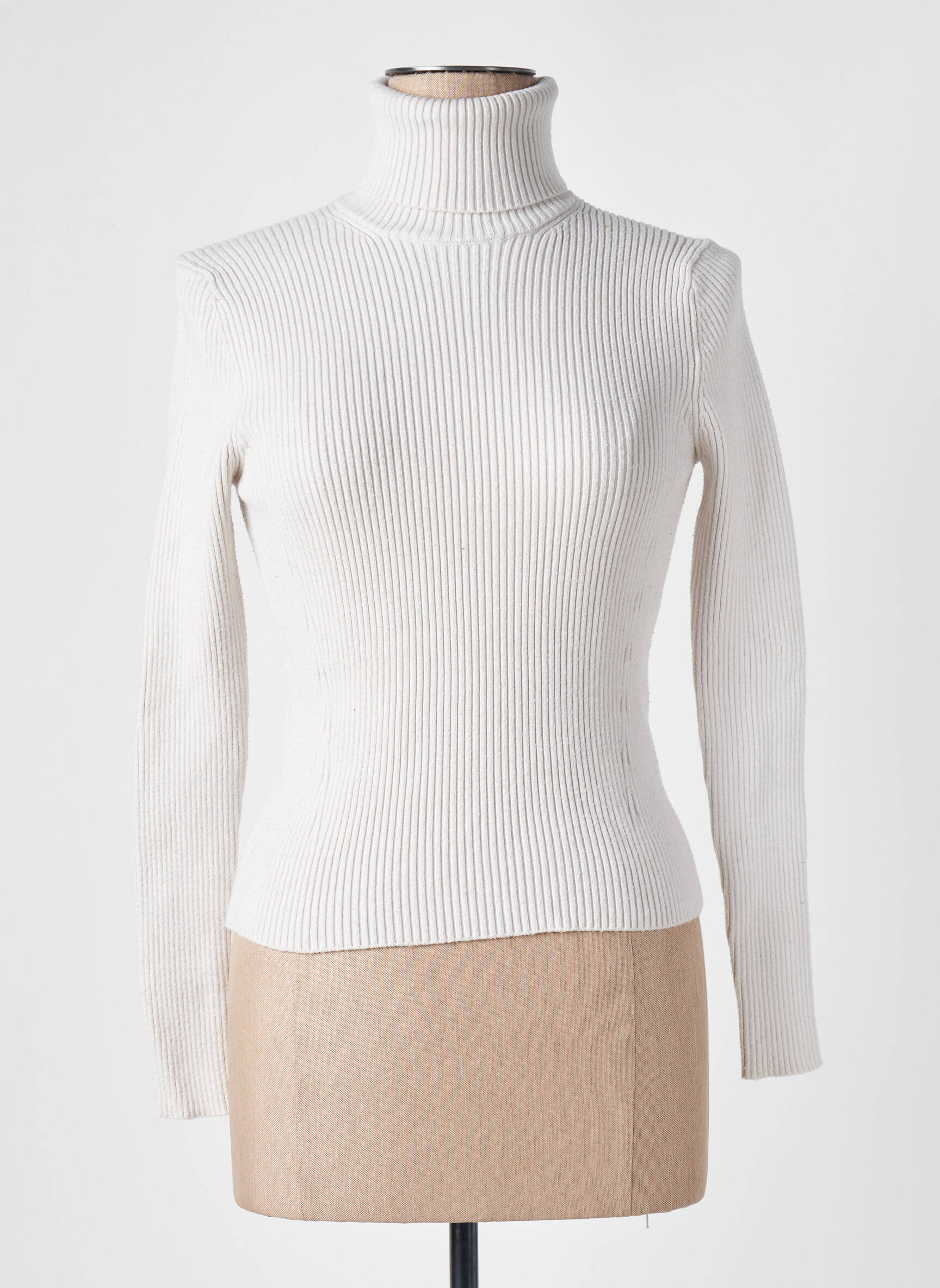 High Neck Zara Col Roule Beige Trui Zara Pull Dames Women's