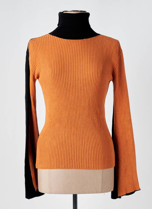 Pull col roulé orange VALENTINE WITMEUR LAB pour femme