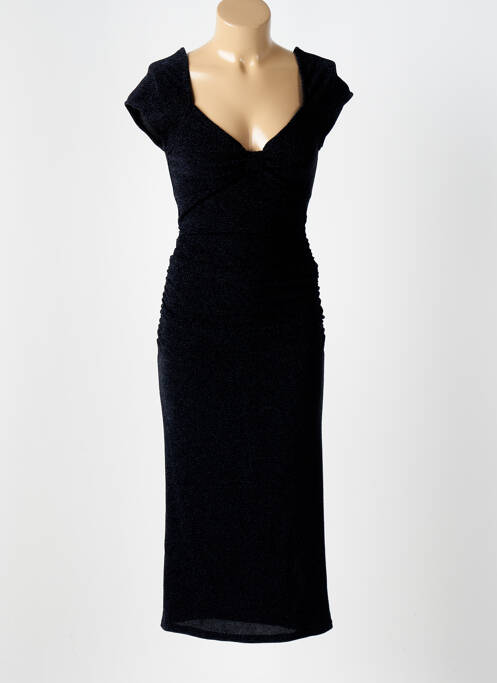 Robe mi-longue bleu ROUJE pour femme