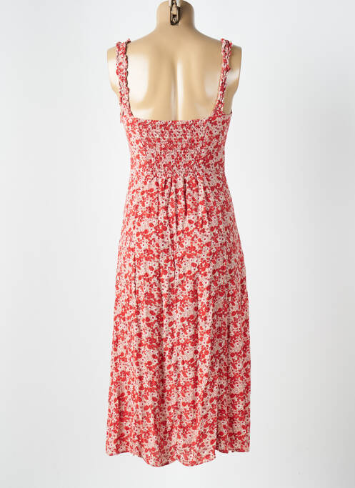 Robe mi-longue rouge ZARA pour femme