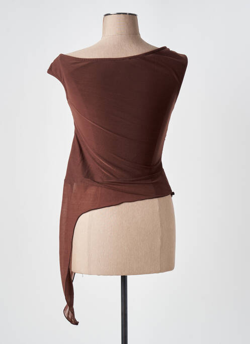 Top marron COLLUSION femme