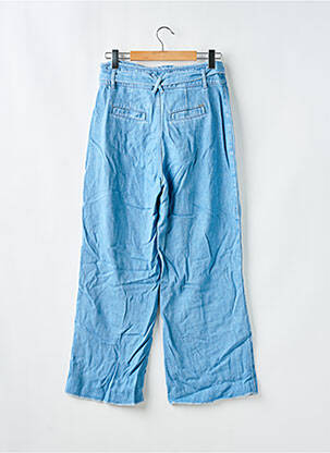 Jeans coupe large  taille haute bleu IKKS femme