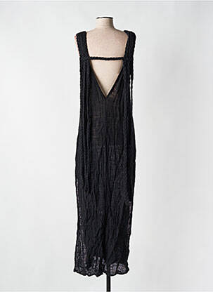 Robe longue sans manche sans manche noir CHRISTELLE NIMA femme