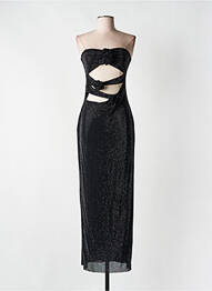 Robe longue sans manche sans manche noir MESHKI femme