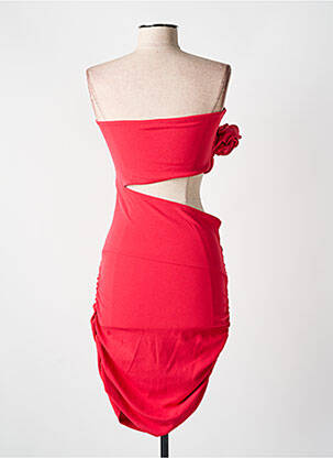 Robe mi-longue sans manche sans manche rouge NA-KD femme