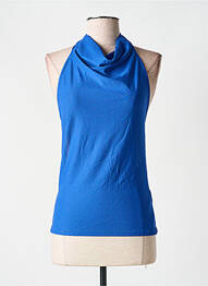 Top stretch sans manche bleu NA-KD femme