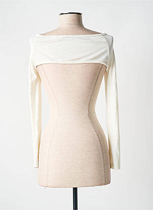 Boléro effet matière satinée beige GATELESS femme