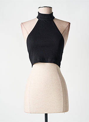 Top stretch sans manche noir COLLUSION femme
