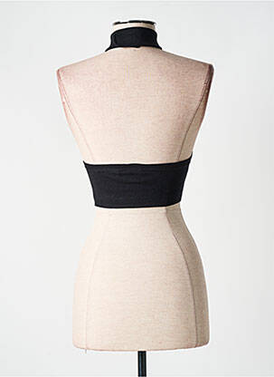 Top stretch sans manche noir COLLUSION femme