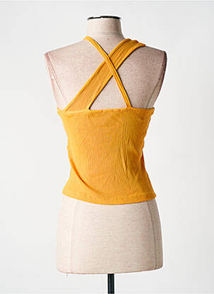Top stretch sans manche orange NA-KD femme