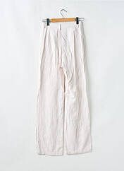 Pantalon large beige STRADIVARIUS pour femme seconde vue