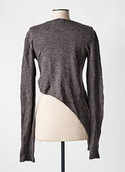 Pull tunique gris NA-KD pour femme seconde vue