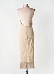 Robe mi-longue beige ASOS pour femme seconde vue