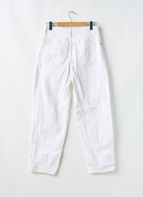 Jeans coupe slim blanc ZARA pour femme