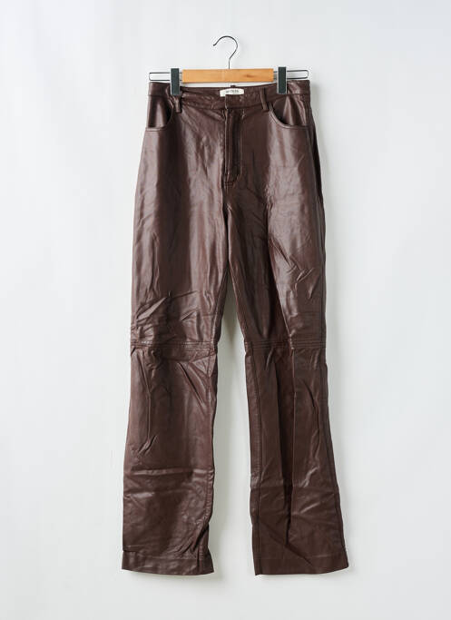 Pantalon droit marron HOUSE OF CB LONDON femme