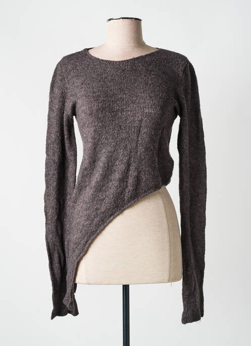Pull tunique gris NA-KD pour femme
