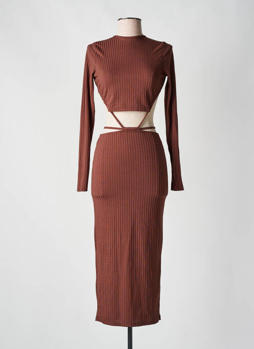 Robe longue marron ASOS pour femme