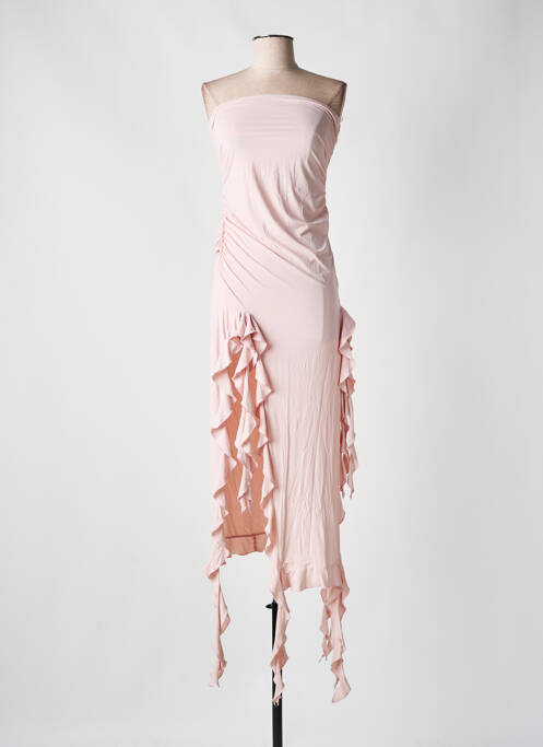 Robe longue rose LIONESS pour femme