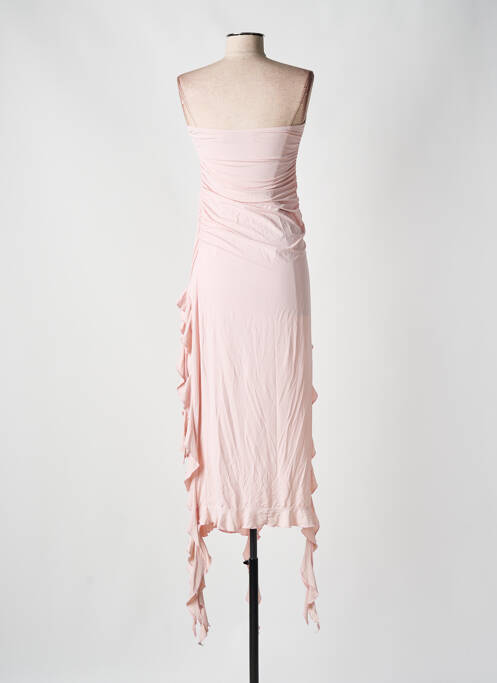 Robe longue rose LIONESS pour femme