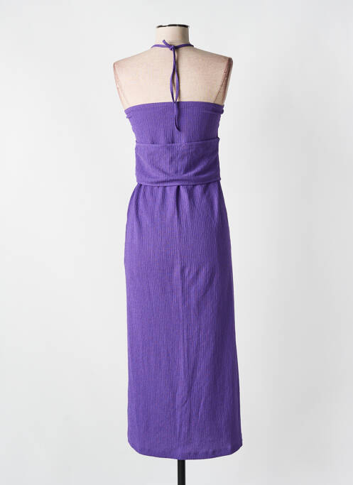 Robe longue violet NA-KD pour femme