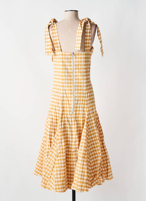 Robe mi-longue jaune PAPER LONDON£ pour femme