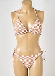 Maillot de bain 2 pièces blanc ROXY pour femme seconde vue