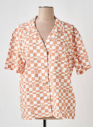 Chemisier manches courtes manches courtes orange ROXY femme