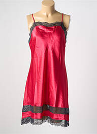 Nuisette/combinette tissage satiné rouge ROSE POMME femme