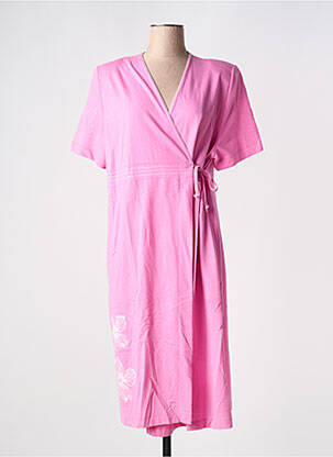 Chemise de nuit col v rose EGATEX femme