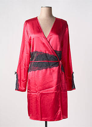 Déshabillé effet matière satinée rouge ROSE POMME femme