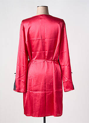Déshabillé effet matière satinée rouge ROSE POMME femme