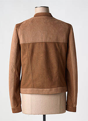 Veste casual col rond marron MERI & ESCA femme
